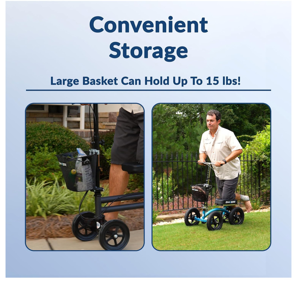 KneeRover Knee B1 Scooter Basket Accessory Handle Universal Bracket Mount