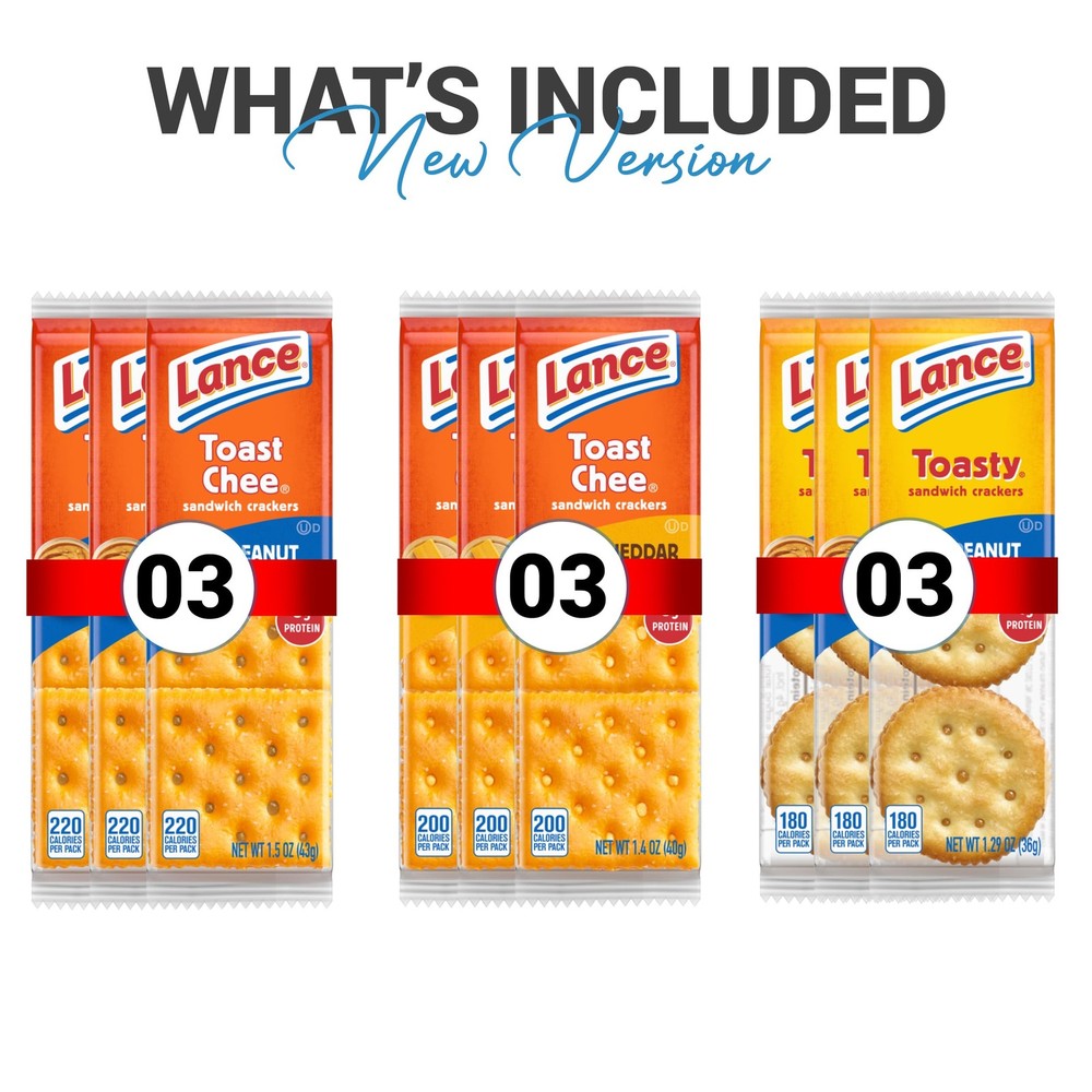 Crackers Variety Pack Individually Wrapped Assortment Sampler Bulk Care Packa...