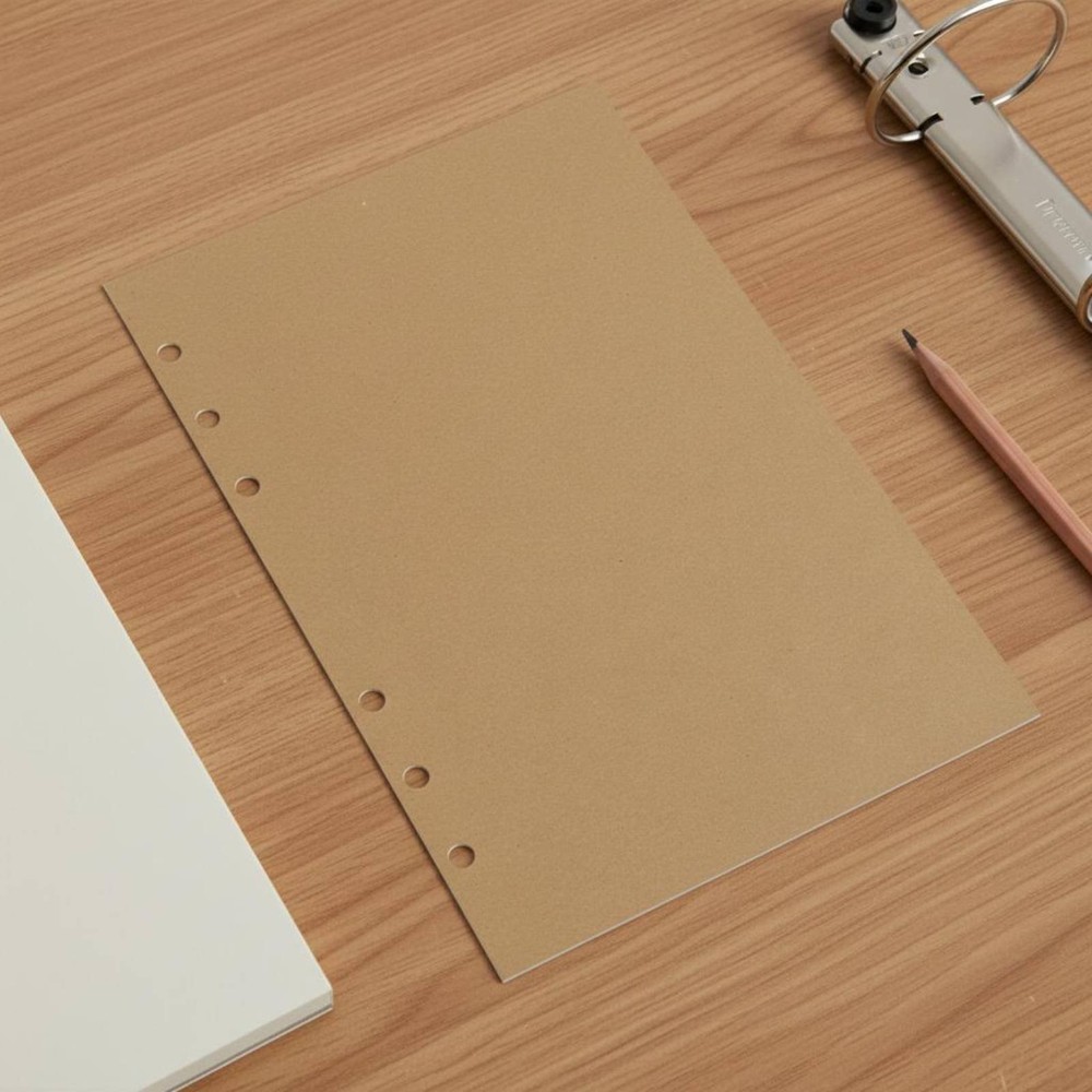 80 Sheets Binder Refill Paper Refillable Notebook Filler Sheets for Journalers