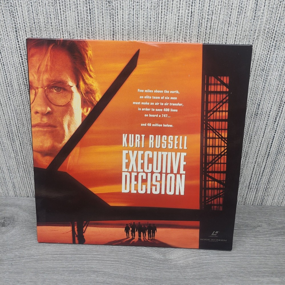 Executive Decision WS Edition Laserdisc LD Kurt Russell Halle Berry