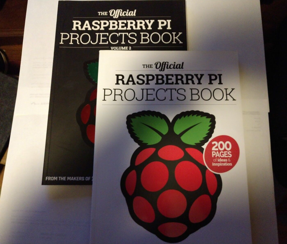 Raspberry PI Prodjects Book Volume 1 and 2
