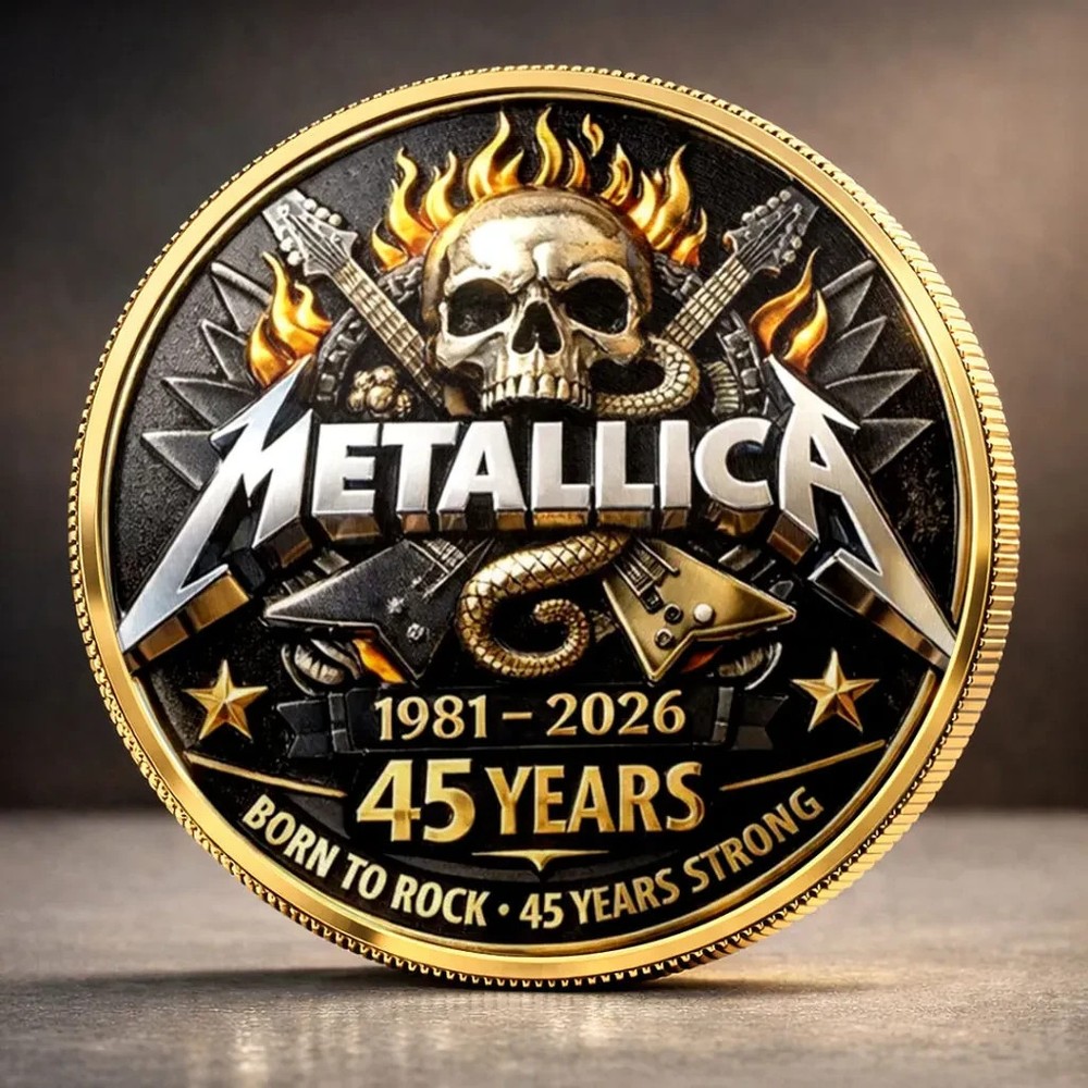Metallica 45th Anniversary Commemorative Coin