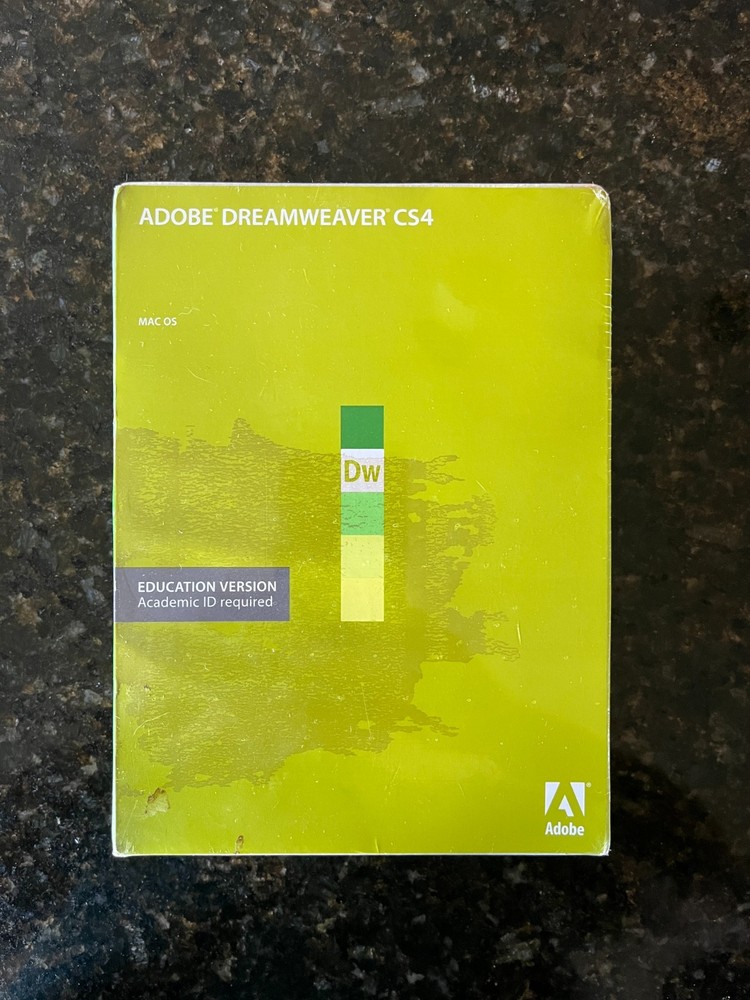 Adobe Dreamweaver CS4 for MAC OS Educational Version