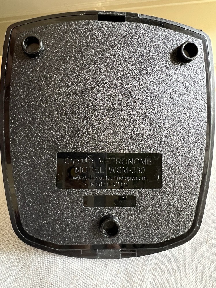 Cherub Mechanical Metronome WSM 330- Black