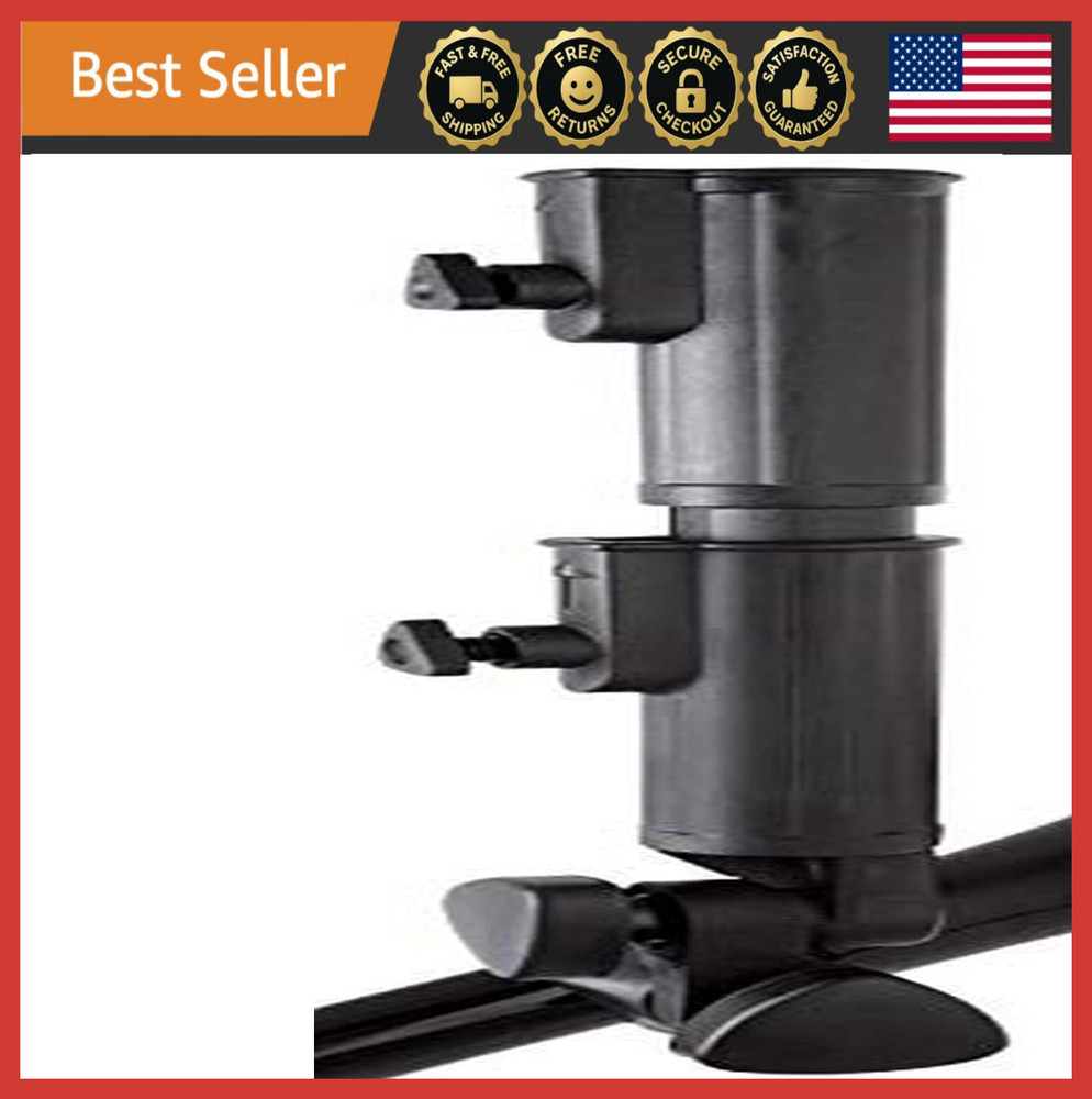 Zip Series Umbrella Holder Extender for Golf Carts, Adjustable, Black