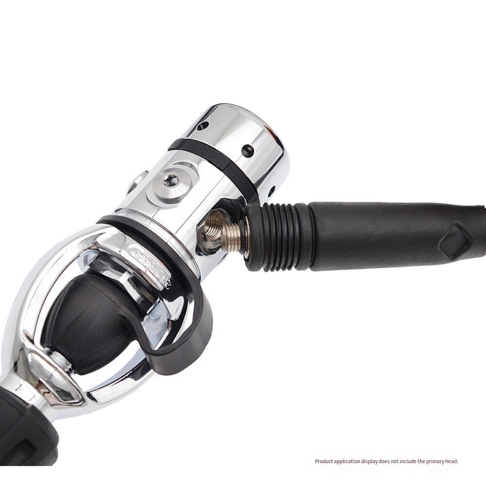 Second Stage Regulator with Hose for Scuba Diving Non-adjustable Build