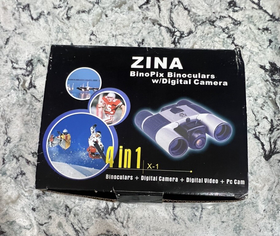 Zina Binoculars Digital Camera Digitial Video Y2K PC Cam Camera BinoPix
