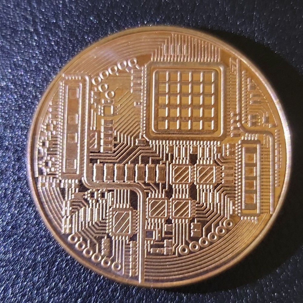 Copper Round 1 oz Bitcoin Coin