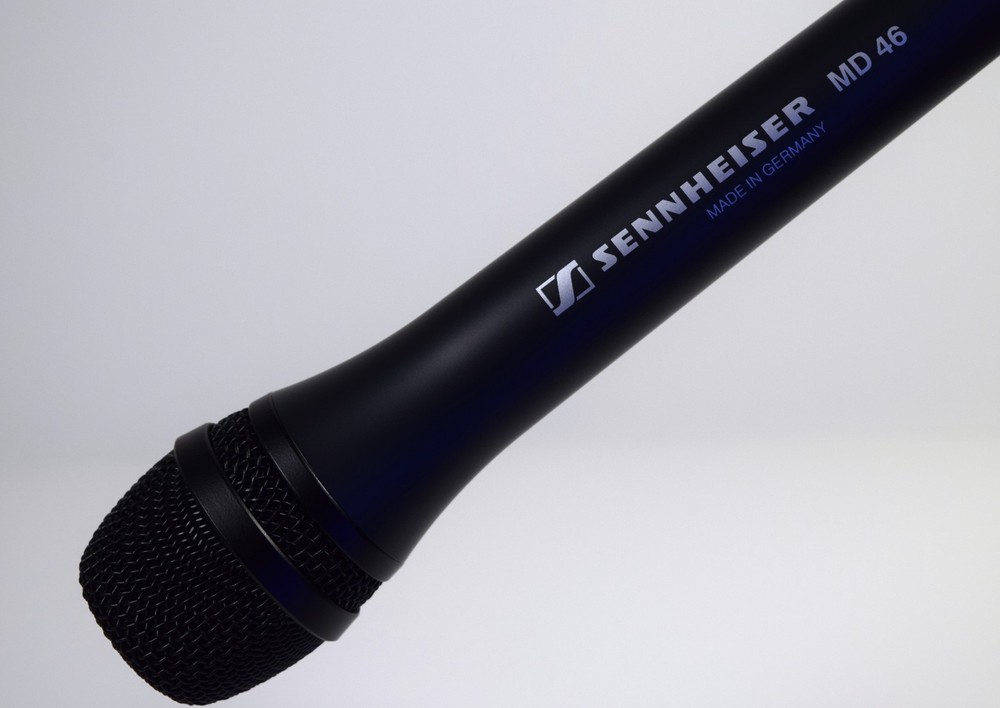 NEW Sennheiser MD 46 - Dynamic ENG Microphone w/ Case + Manual