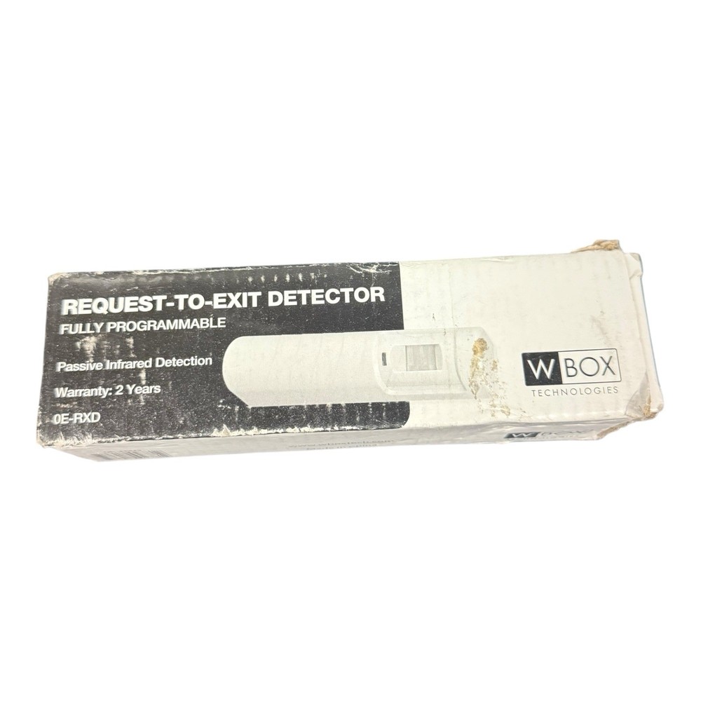 W Box 0E-RXD Passive Infrared Request to Exit Detector Fully Programmable – New