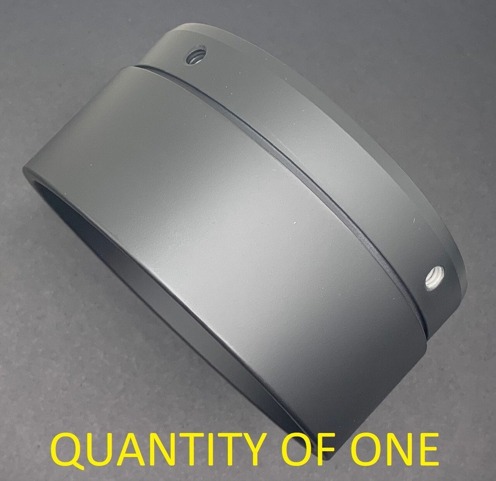 "Basic" Black End Cap Fits Tab Performance / Exhaust Muffler Tip fits on 4.5" 