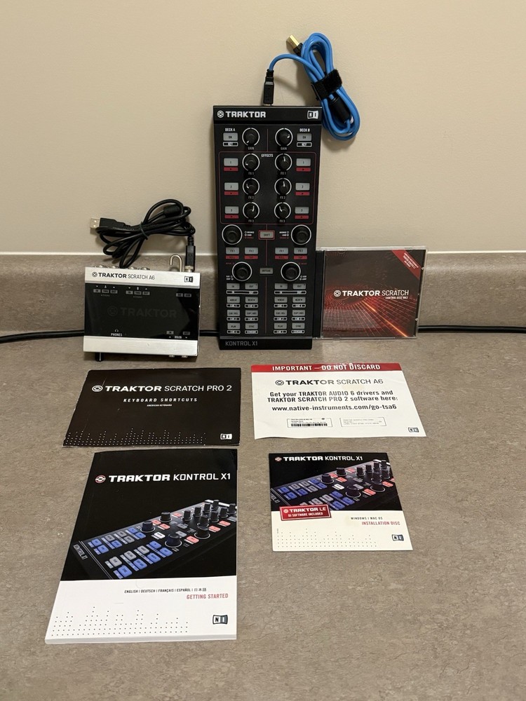 Native Instruments Traktor Kontrol X1 & Traktor Scratch A6 Audio Interface