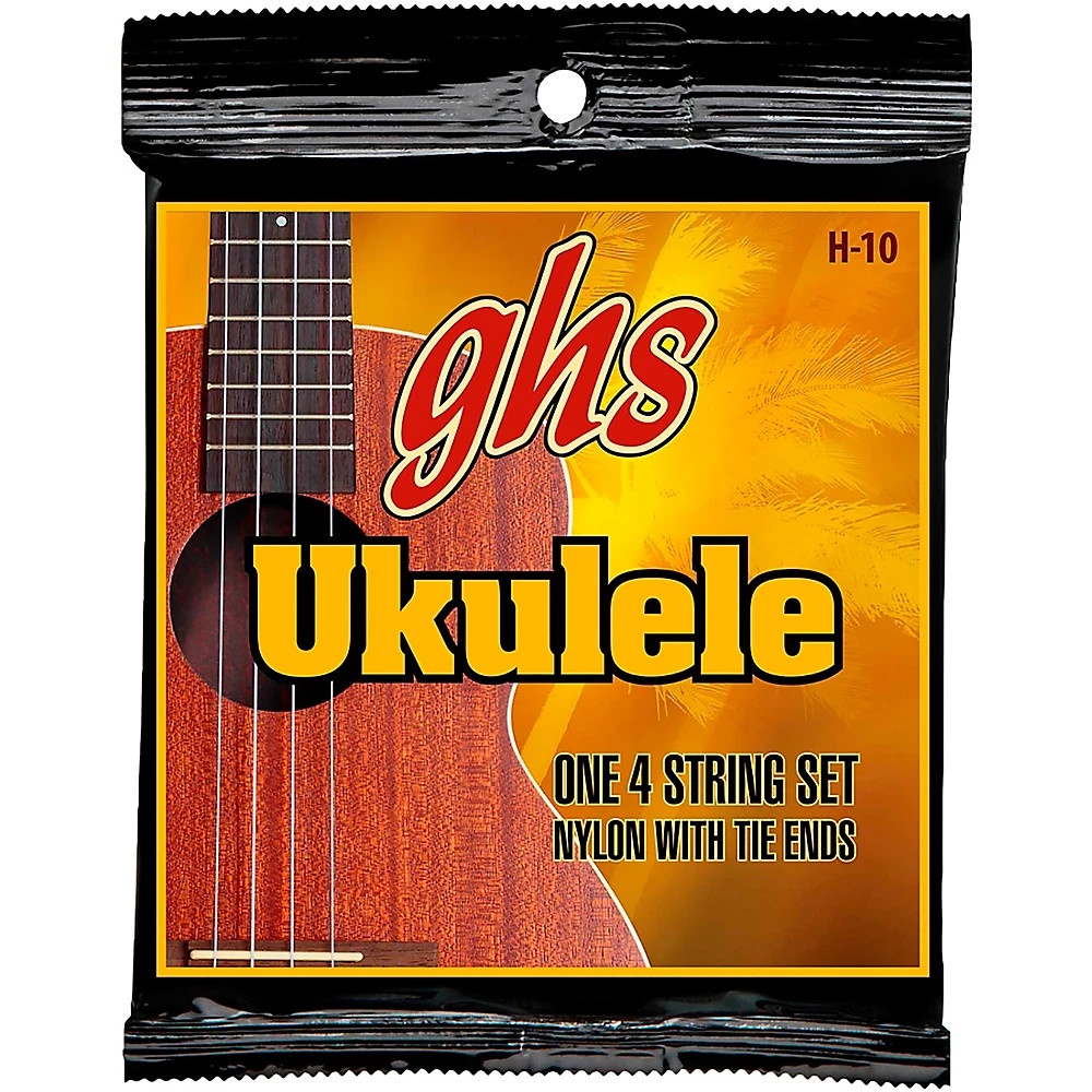 GHS H 10 Hawaiian Ukulele Black Nylon Strings