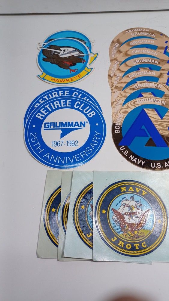 Grumman Stickers Lot, 22 Stickers