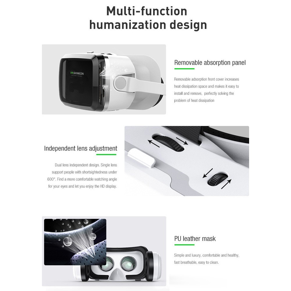 VR Box 4.0 3D Virtual Reality Headset with Bluetooth & Controller – Immersive VR