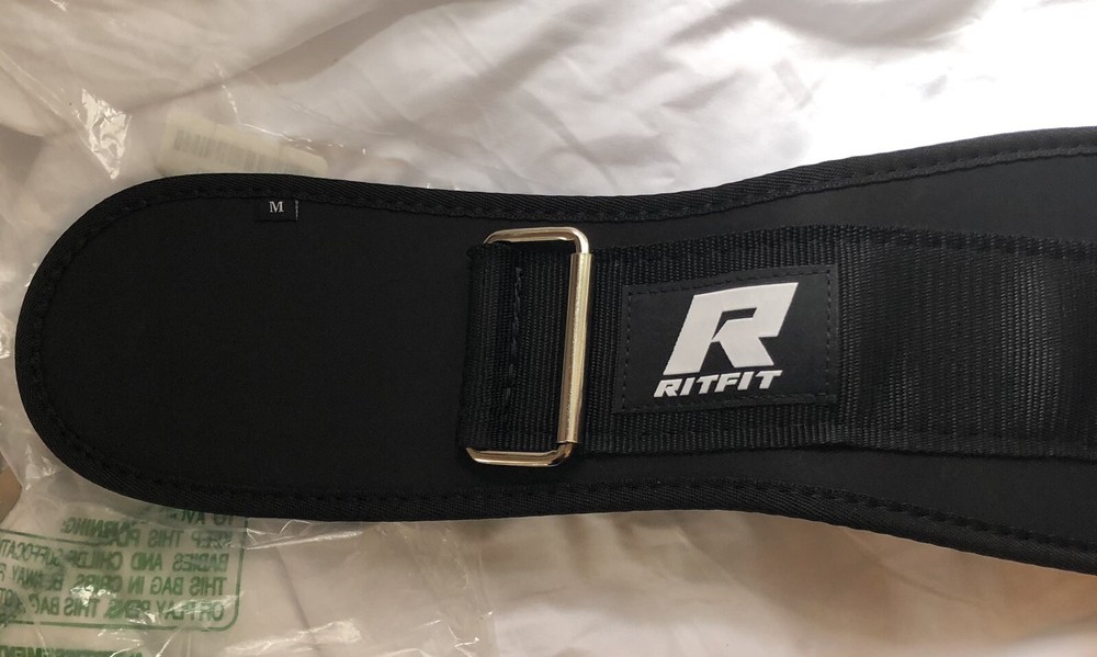 RitFit Weight Lifting Belt- Black (Medium)
