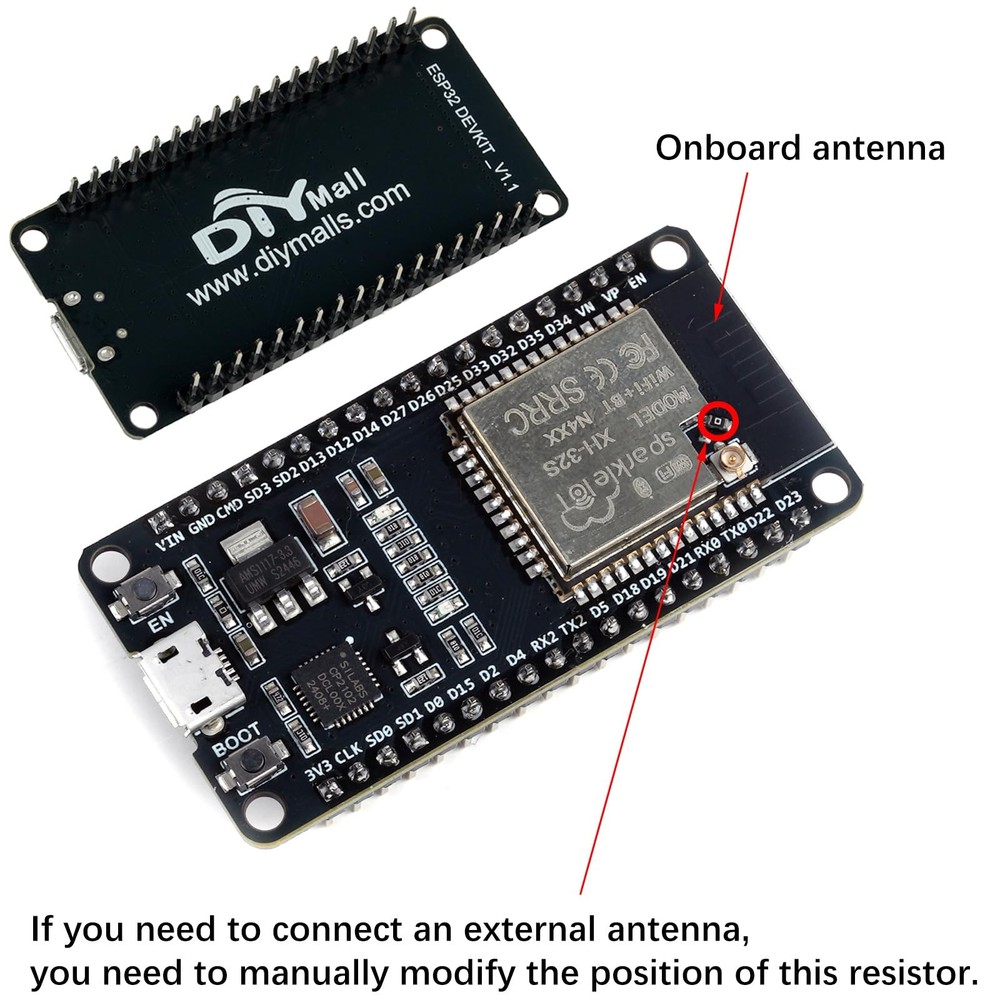 ESP32-S3 36-Pin DEVKIT Development Board 2.4GHz WiFi BT BLE Dual-Core Module