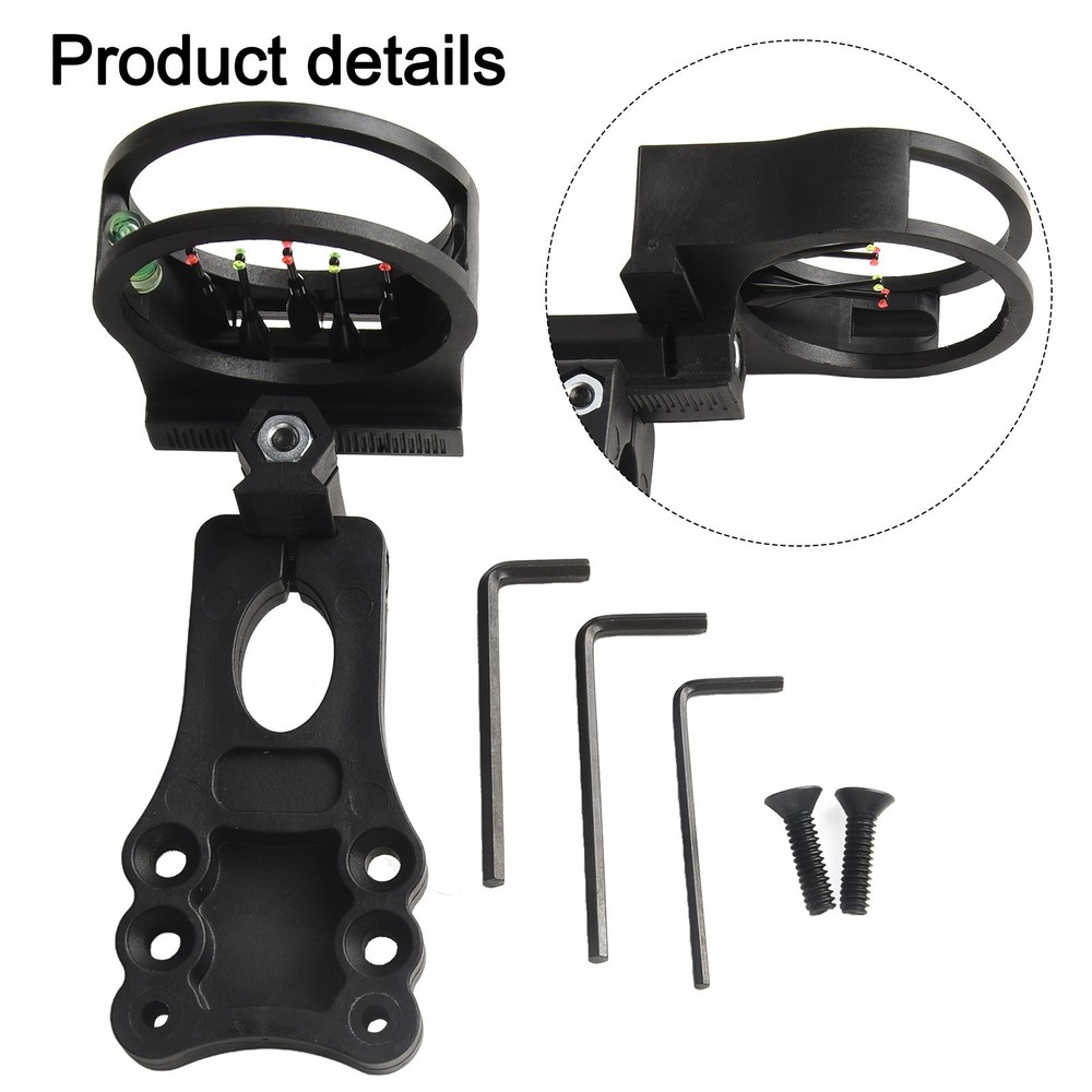 Improved Accuracy Recurve Bow Sight 5 Pin Structure Circular Vision