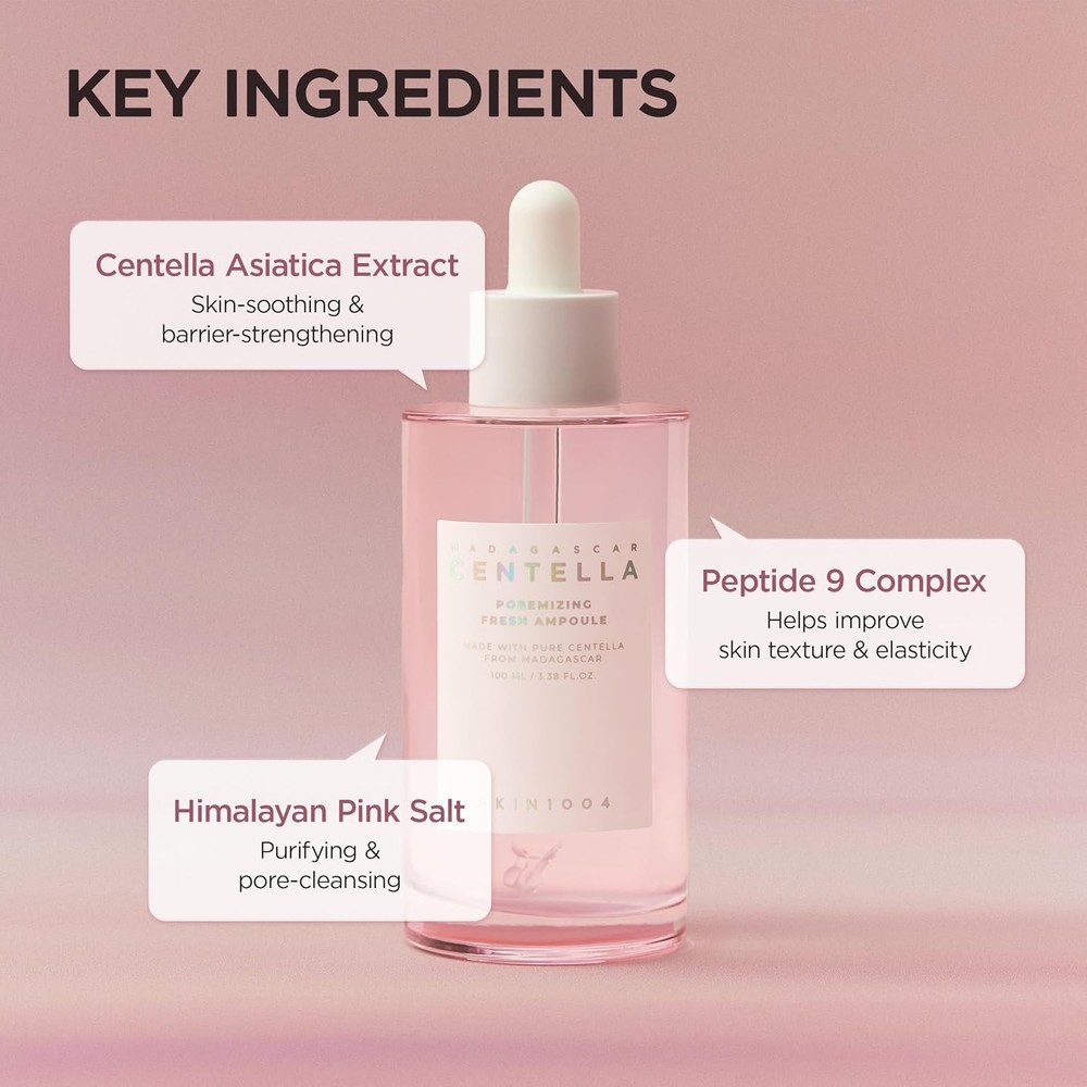 SKIN1004 Madagascar Centella Poremizing Fresh Ampoule 3.38 fl. oz(100ml) | Sooth