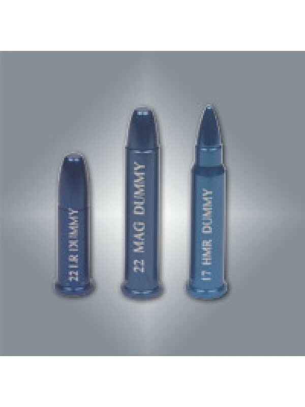 AZoom Rimfire Action Proving Non-Firing Training Rounds, Solid Anodized Aluminum