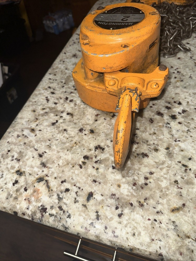 HARRINGTON 2 TON CF4 MANUAL CHAIN HOIST HOOK CF020