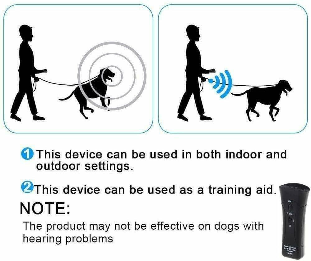 Ultrasonic Stop Barking Away Anti Bark Control Dog Training Repeller Device