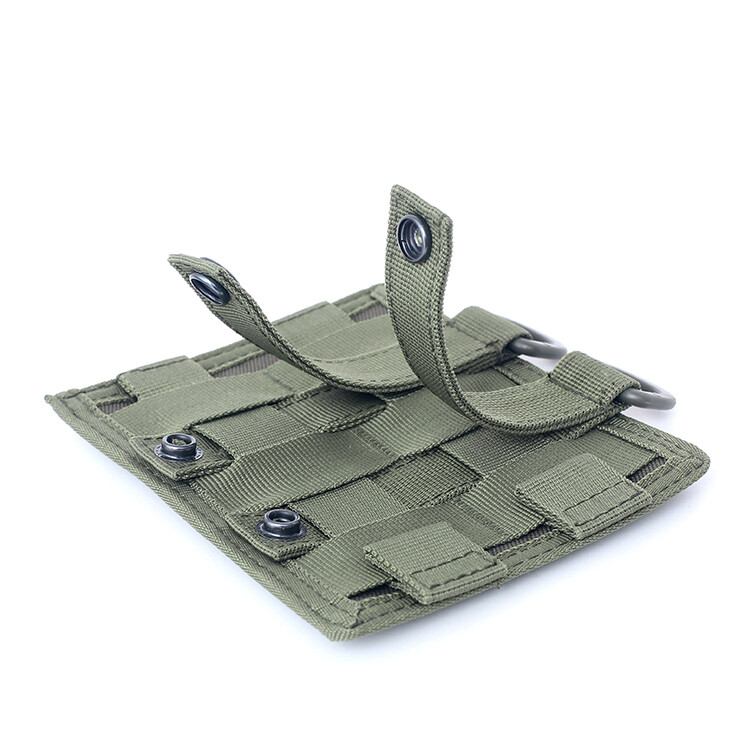 Hook & loop Panel MOLLE Cloth Patch for Tactical Vest Pouch Converter Adapter
