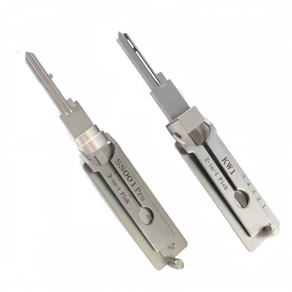 2-1 Stainless Steel SS001 PRO / KW1 Key Decoder Tool for Locksmiths