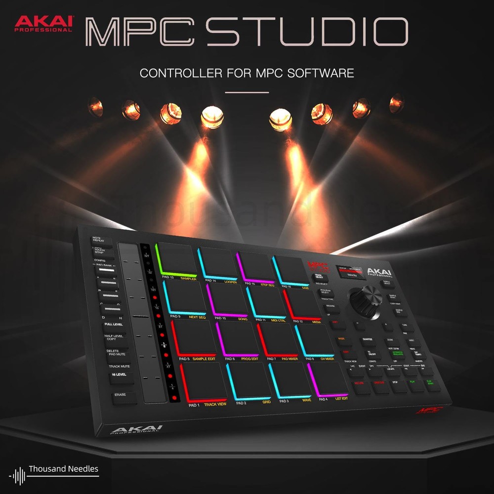 AKAI MPC STUDIO II 2nd Generation MIDI Professional Drum Machine Pad Controller