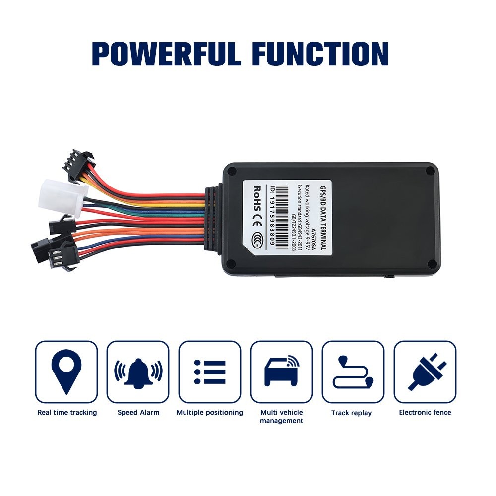 Vehicle GPS Tracker 4G Tracking Device Real Time Support Remote Fuel Cut-Off