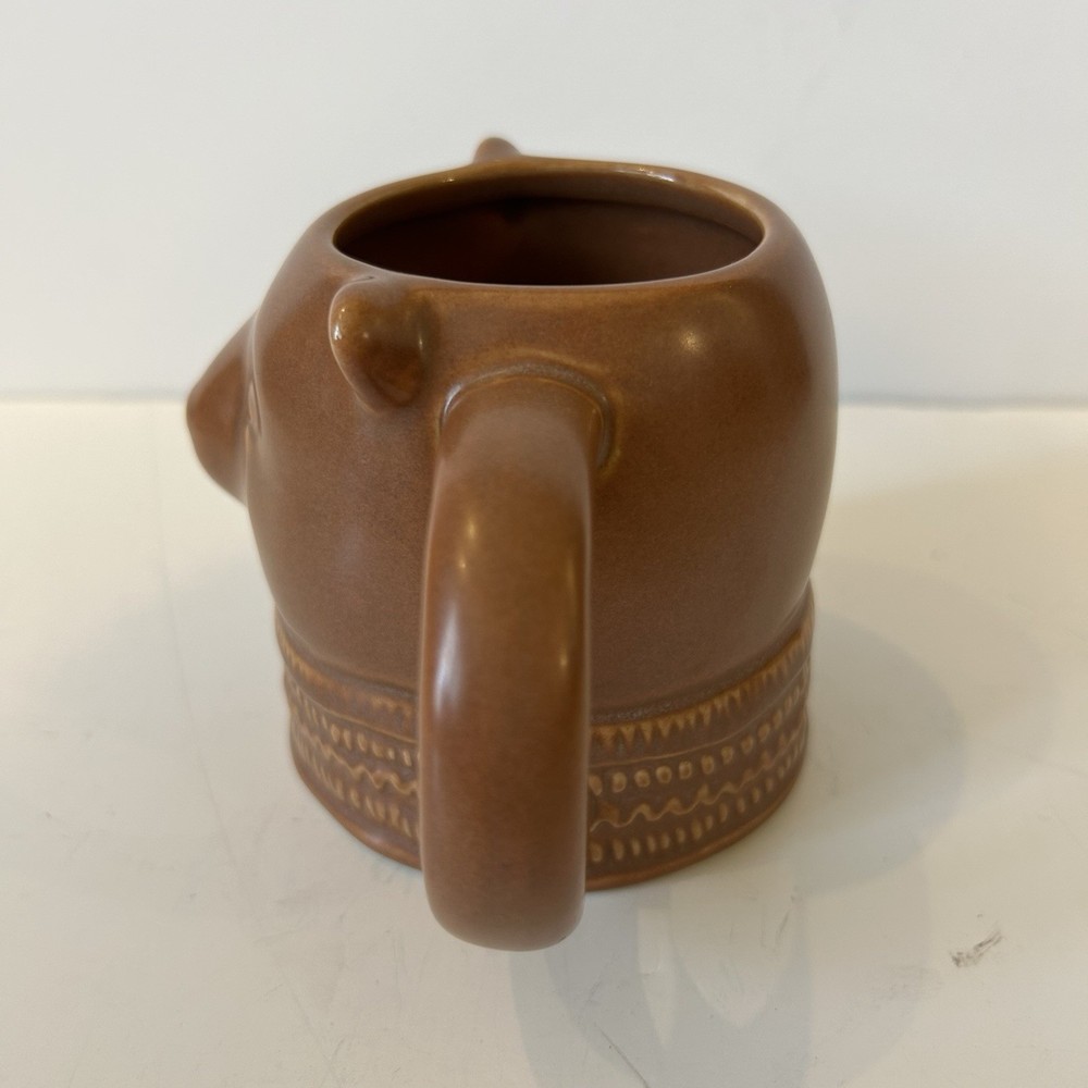 THRESHOLD BROWN BEAR SHAPED STONEWARE Coffee Cup / Mug