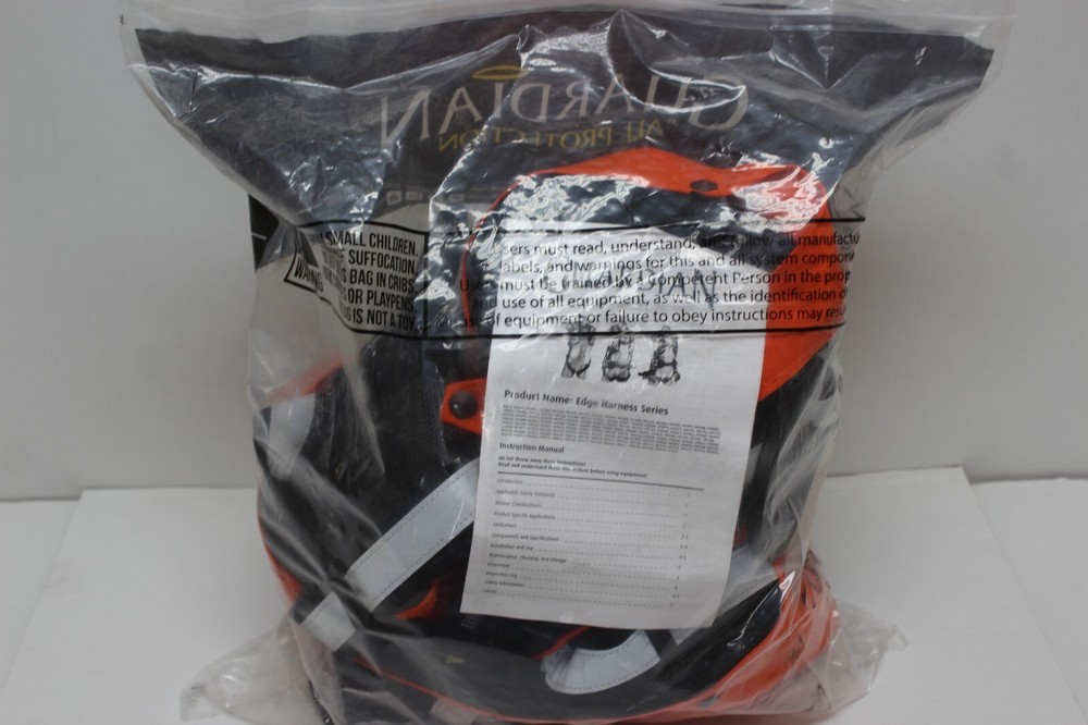 Guardian Fall Protection 2XL Reflective FR Webbing Side D-Rings Harness