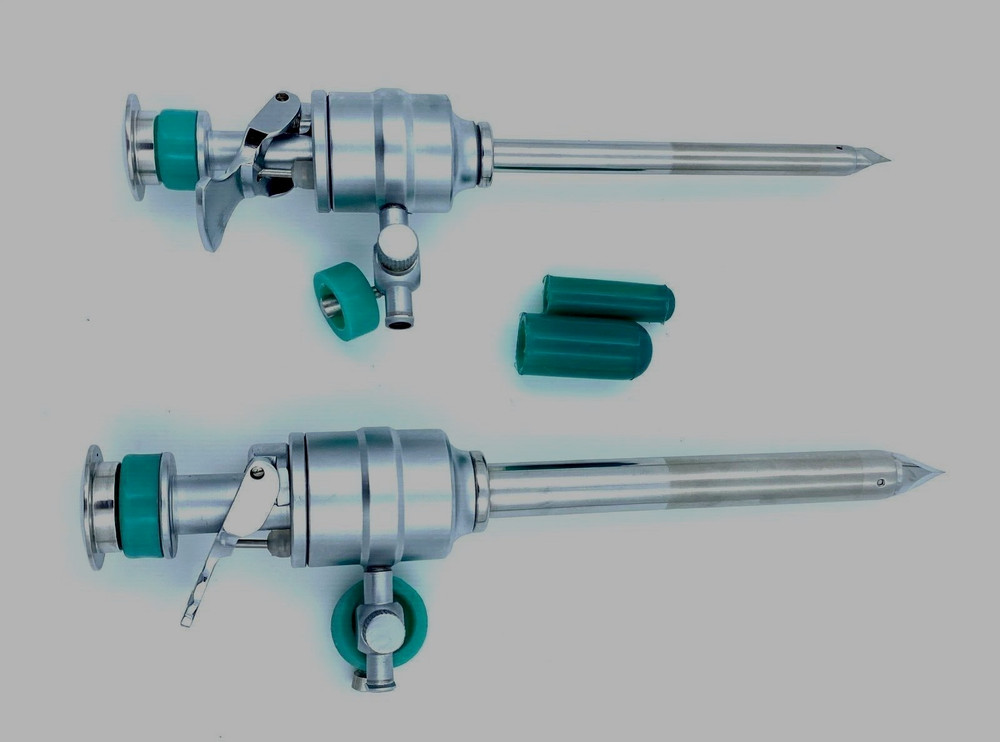 Laparoscopy Trocar Cannula 5mm 10mm Laparoscopic Endoscopy Instruments 2 Pc