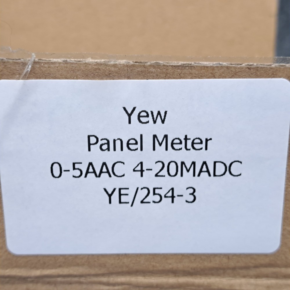 Yew Panel Meter 0-5AAC 4-20MADC  YE/254-3