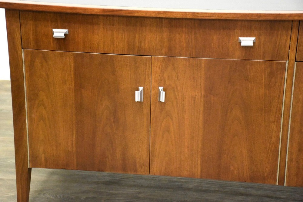 Walnut Mid Century Credenza