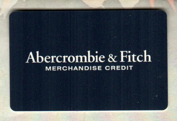 ABERCROMBIE & FITCH Merchandise Credit ( 2004 ) Gift Card ( $0 - NO VALUE )