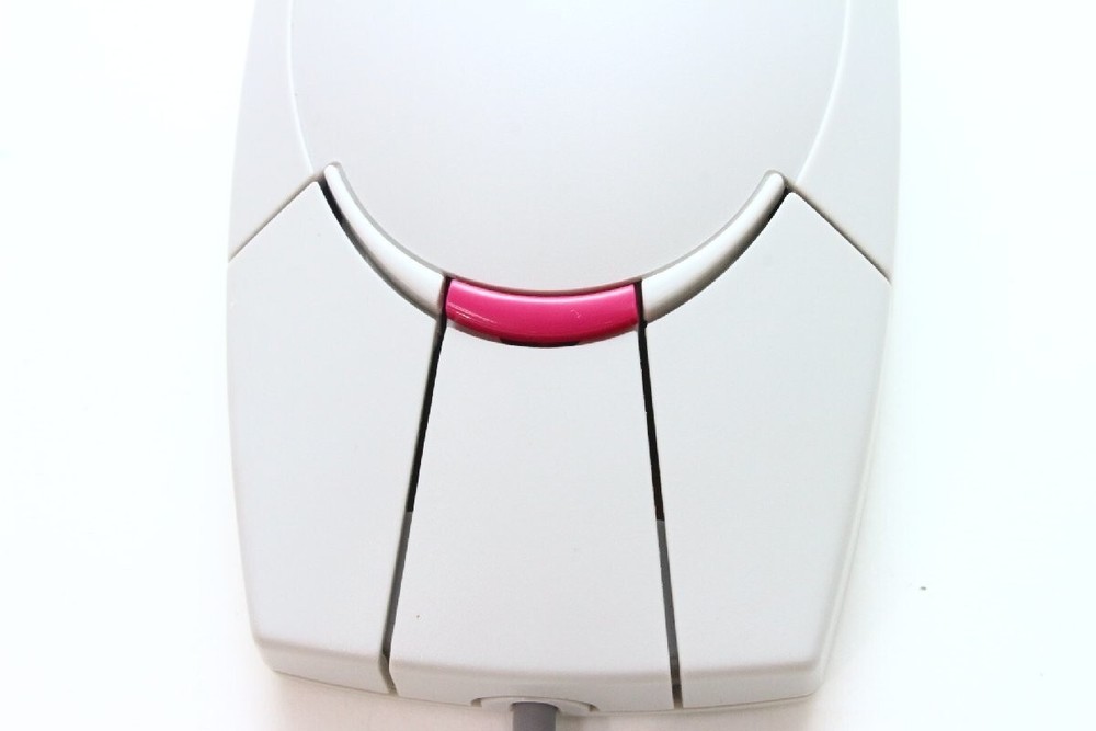 Sega Saturn HSS-0139 Genuine AuthenticLight Gray Shuttle Mouse Controller Used