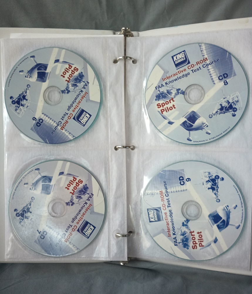 King Sport Pilot Interactive CD-ROM Knowledge Test Course Flight Instruction