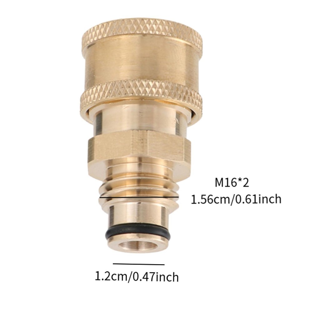 Quick Connect Fitting Pressure Washer Adapter Copper Material M22 M24 Tap