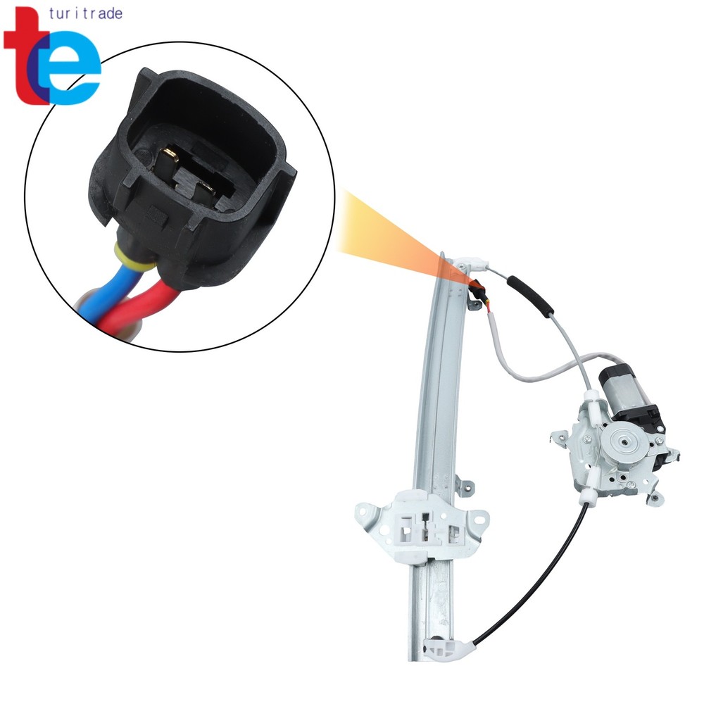 Front Passenger Side Window Regulator with 2-Pin Motor for Nissan Maxima 2000-01