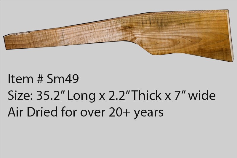 Sugar Maple rifle blank sm49