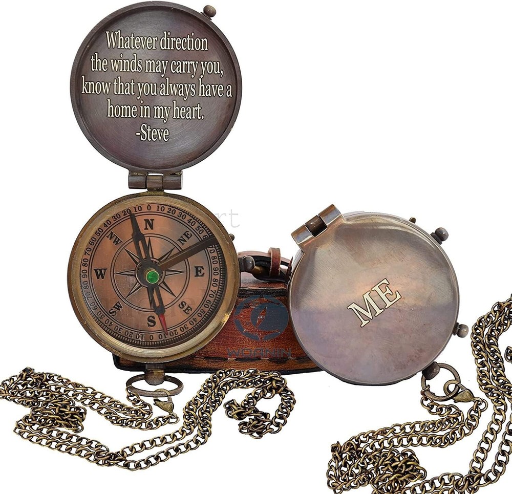 Engraved Compass, Personalized Compass, Wedding Gift, Christmas, Graduation Gift