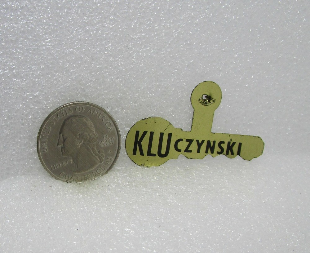 John C. Kluczynski Tab Button Pin