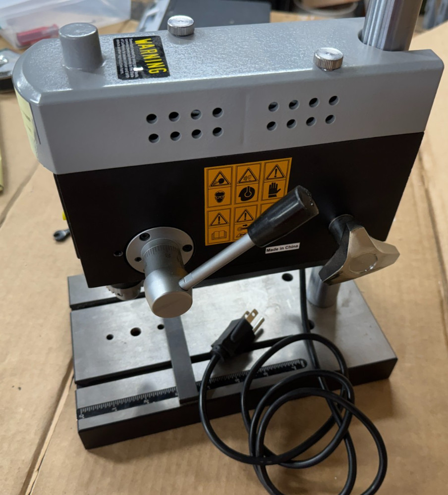 MicroLux #82959 Variable Speed, Mini Drill Press with Depthfinder