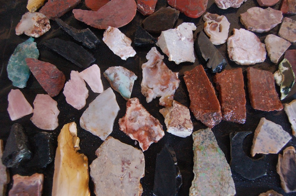 Miscellaneous Jasper, Agate and Marble Slabs, End Cuts Ect.