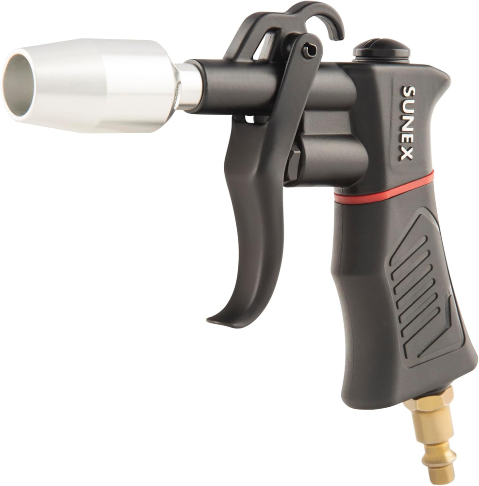 SXBG01K Air Blow Gun Kit with Variable Trigger, Adjustable Nozzle, Venturi Tip,