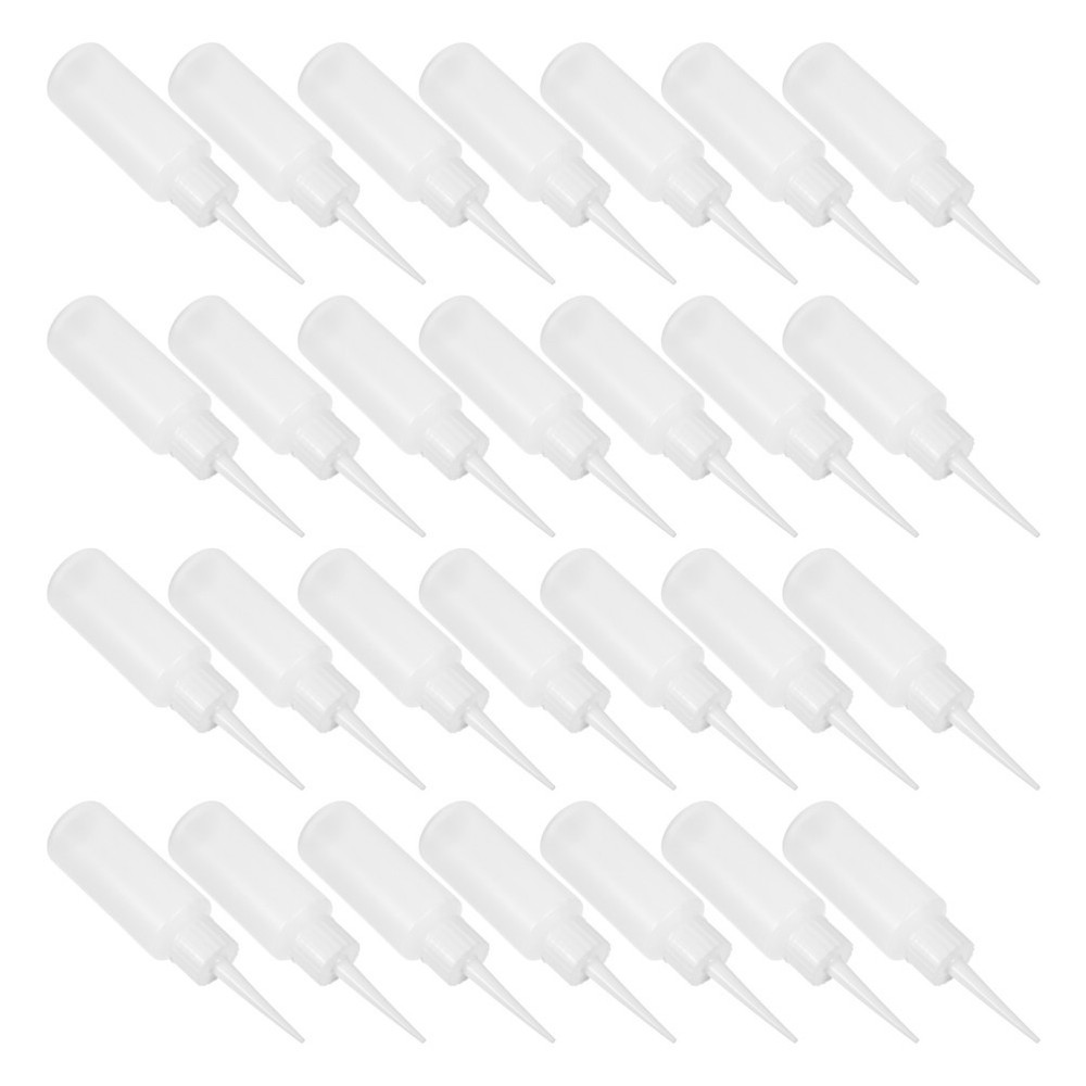 100 Pcs Sewing Agent Bottle Squeeze with Nozzle Applicator Fine Tip Bottles