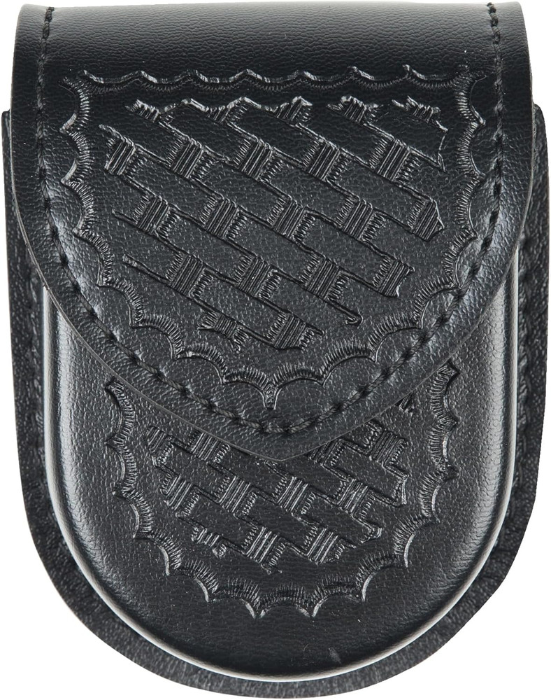 Duty Gear Double Handcuff Case - 2.25" Duty Belt Loop - Basketweave