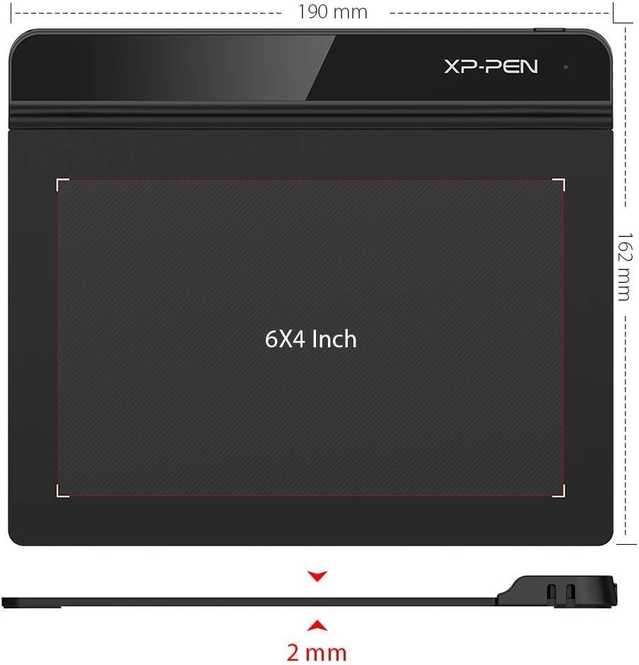 Versatile 6x4 Inch Graphic Tablet for Teaching, Drawing & Remote Work Efficiency