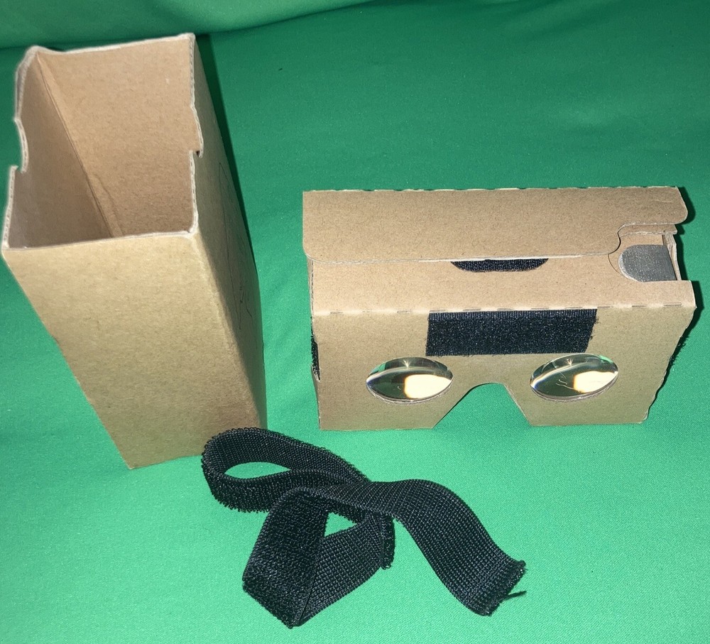 Google virtual reality cardboard goggles glasses